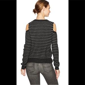 Cold shoulder sweater
